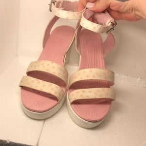 Super comfy CROCS dress heels